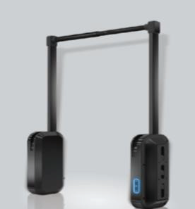 Sleek Smooth Slide 2-Door Wardrobe Track Set
