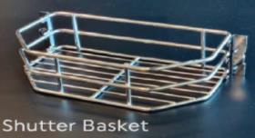 Shutter Basket for Kitchen Pantry Unit 450mm - Soft Close- SS 304(Single Basket)
