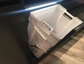 Laundry Bin Front tilt 50 included with cabinet Hinge and Lid Stay