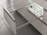 Hettich CargoTech M (Plain Wire Basket - 500 mm depth) Supplied with KA clamps — CTM Plain (486x500x150) Cab.550 mm 1