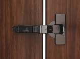 Hettich Onsys Hinge - 25 mm - 16 Crank with linear mounting plate, cup cover cap & arm cover cap