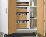 Hettich WingLine L Pull to move - Weight 5 kg to 12 kg per shutter; Max Door Dimensions: 1600 mm Height & — Pull to move Mechanisms Medium- Left 1