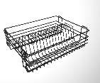 Hettich 1 Cargo Bl Plate Basket (436x500x150) Cab.500 mm