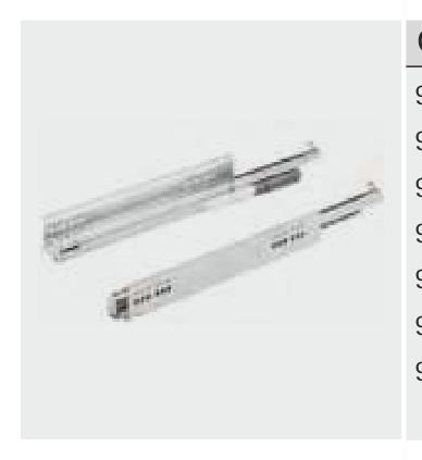 Hettich Quadro-V6 Full Extension 30 Kg with P2O — 250 mm with catches 1